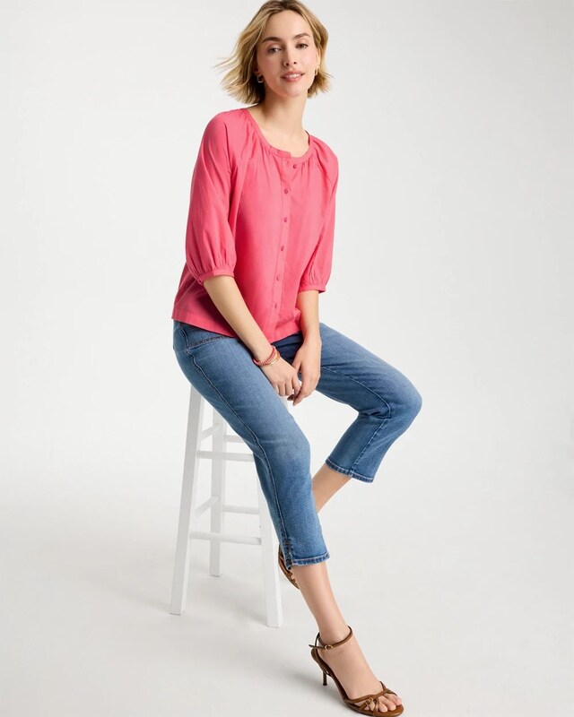 Cotton Voile Blouse - image 2
